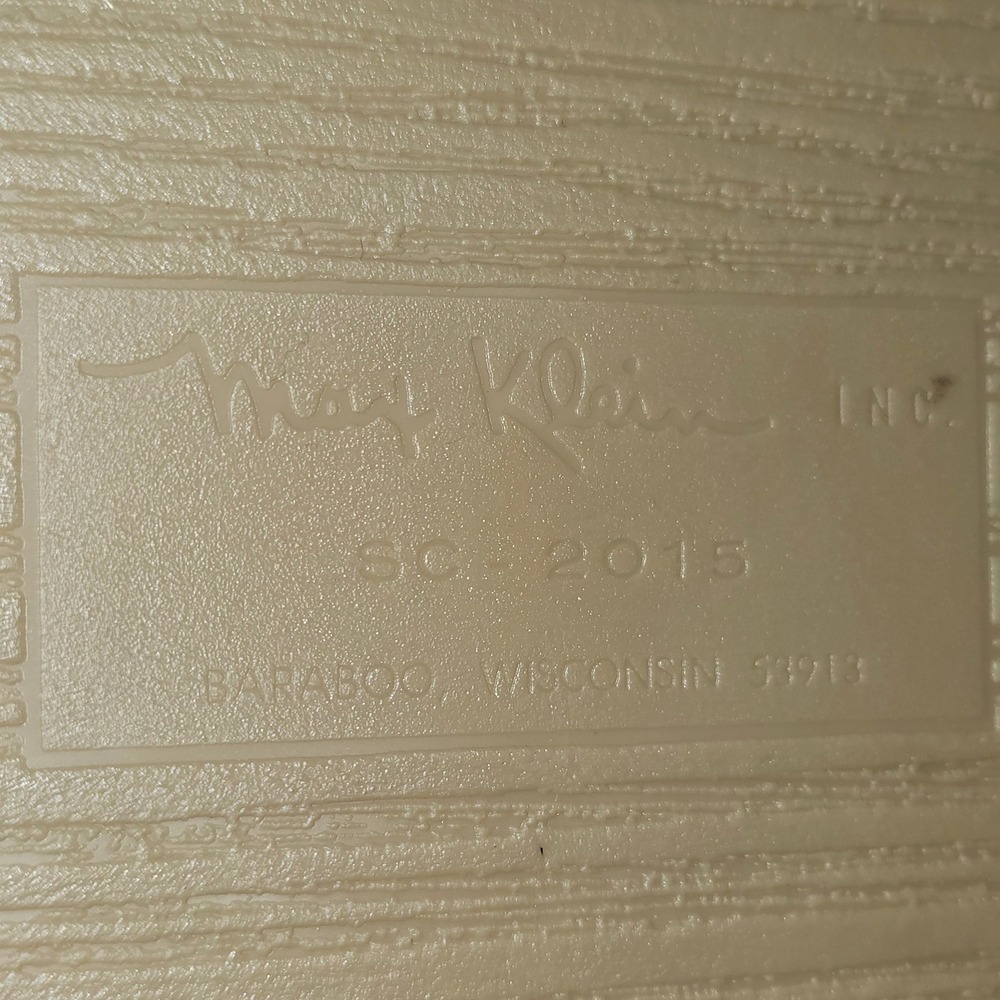 Vintage MCM 1970s Mary Klein Inc Sewing Box Medallion Beige Storage SC-2015 - Picture 2 of 14